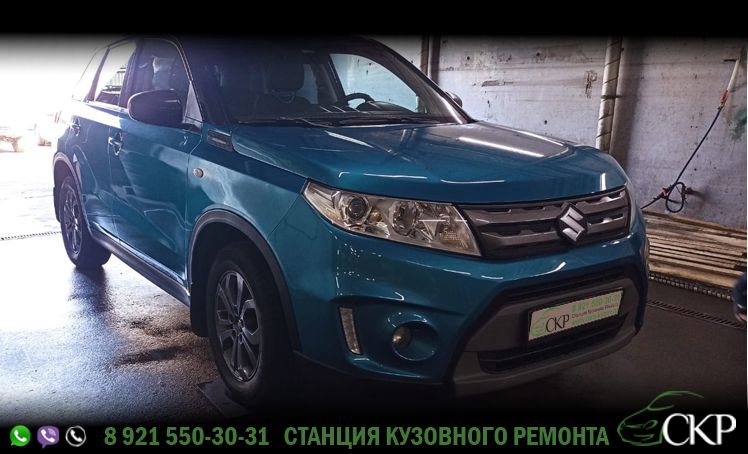 Восстановление кузова Сузуки Витара (Suzuki Vitara) в СПб в автосервисе СКР. 